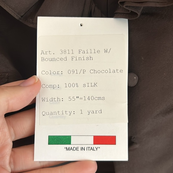 Rare Bill Hamilton Saks 100% Italian Silk Dress + Extra Fabric | Vintage M - Picture 12 of 14